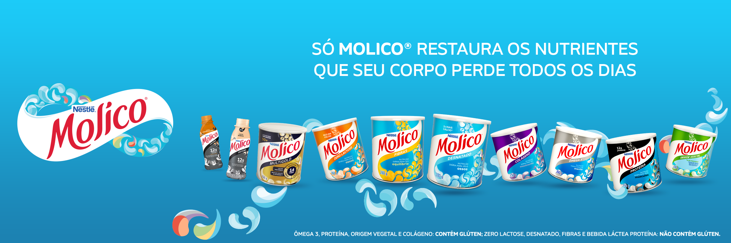 Banner top produtos Molico